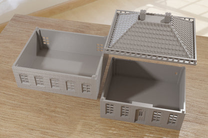 Dutch Town Set - Tabletop Wargaming WW2 Terrain |  Miniature Gaming | 3D Printed Model | Bolt Action | Flames of War | Team Yankee