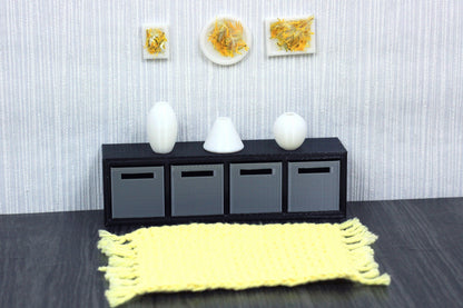 Set of Three Small Vases - Dollhouse Miniature 1:12 Miniature Dollhouse Furniture