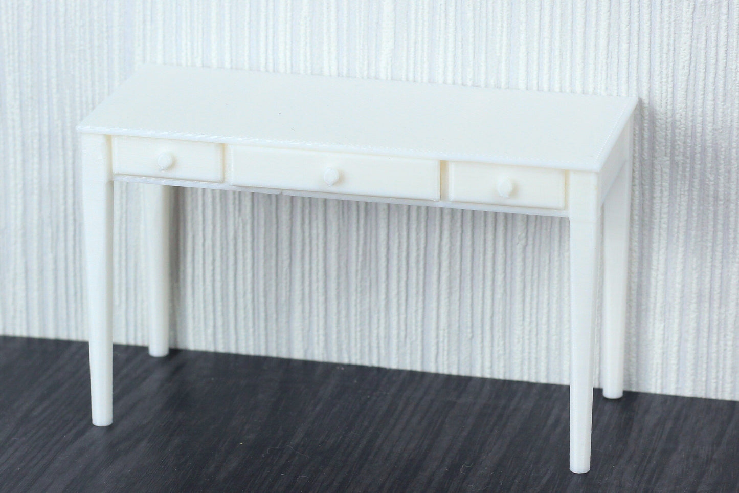 Makeup / Writing Desk - Dollhouse Miniature 1:12 Miniature Dollhouse Furniture