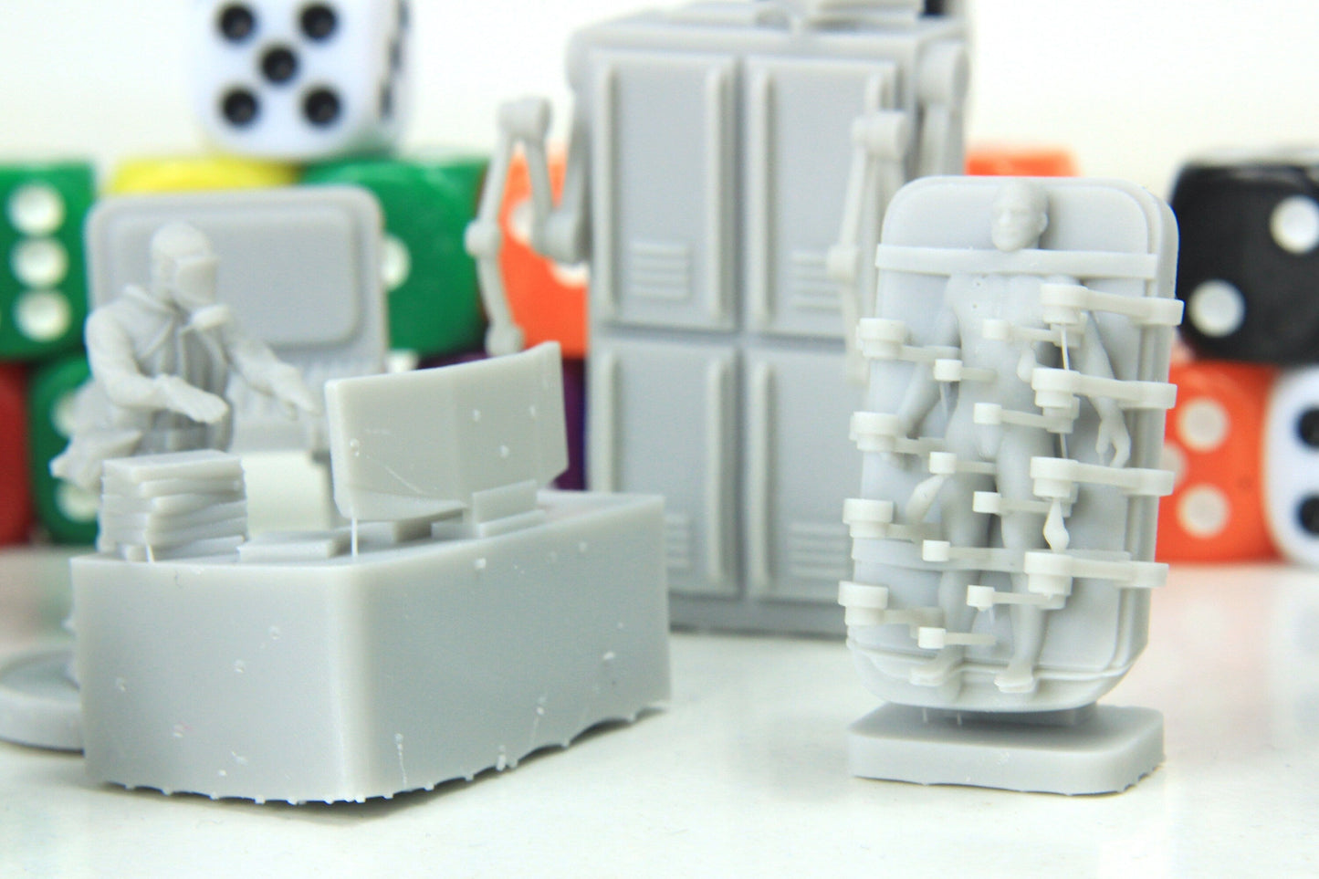 Human Research Laboratory Terrain Set -  Zona Alfa - Miniature Gaming Tabletop RPG - 28mm / 32mm Wargaming Minifigures