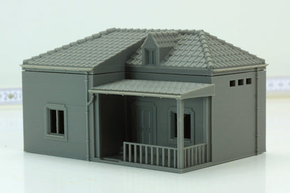 Italian House - With Veranda SS T1 - Historical Tabletop Wargaming Terrain - Miniature Gaming - 3D Printed