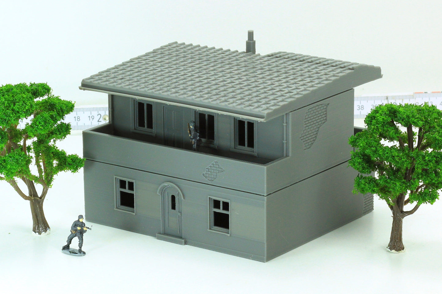 Italian Village Set - 4 Houses - Historical Tabletop Wargaming Terrain - Miniature Gaming - 3D Printed
