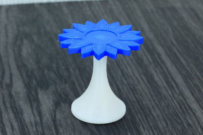 Colorful Sunflower Side Table - 1:12 Dollhouse Miniature Furniture
