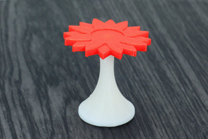 Colorful Sunflower Side Table - 1:12 Dollhouse Miniature Furniture