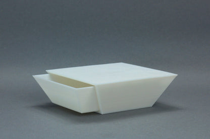 Inverted Pyramid Coffee Table: Modern Dollhouse Miniature Furniture
