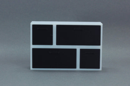 Modern Cupboard Combination | 1:12, 18 Scale Dollhouse Furniture | 3D Printed Storage Unit