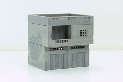 Arab Urban Buildings set of Four Town Houses - Tabletop Wargaming Terrain - Miniature Gaming - 3D Printed