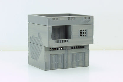 Arab Urban Building - Shop - Tabletop Wargaming Terrain - Miniature Gaming - 3D Printed