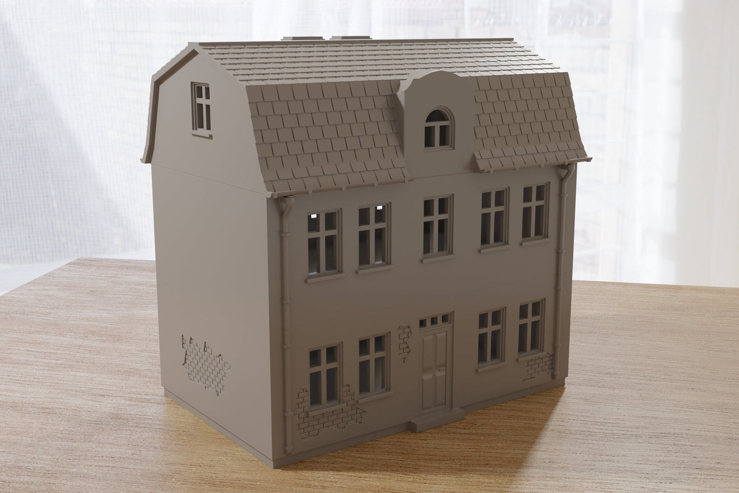 Polish Village House DS-T2 - Tabletop Wargaming WW2 Terrain | Miniature 3D Printed Model | Flames of War - Zona Alfa
