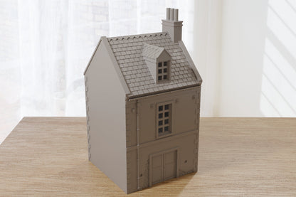 Normandy French Village House DS-T6 (VOLUME 2) - Tabletop Wargaming Terrain | Destroyed - Intact | 3D Printed Miniature | Flames of War
