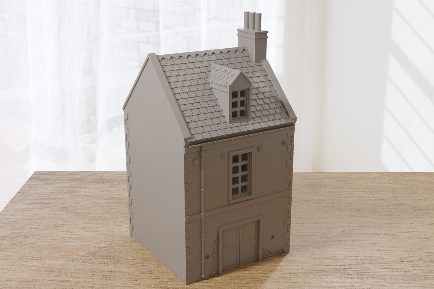 Normandy French Village House DS-T6 (VOLUME 2) - Tabletop Wargaming Terrain | Destroyed - Intact | 3D Printed Miniature | Flames of War