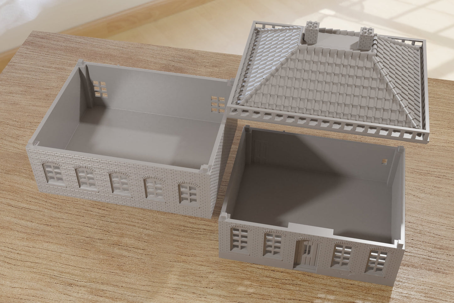Dutch Manor House - Tabletop Wargaming WW2 Terrain | 15mm 20mm 28mm HO Miniature 3D Printed Model | Bolt Action