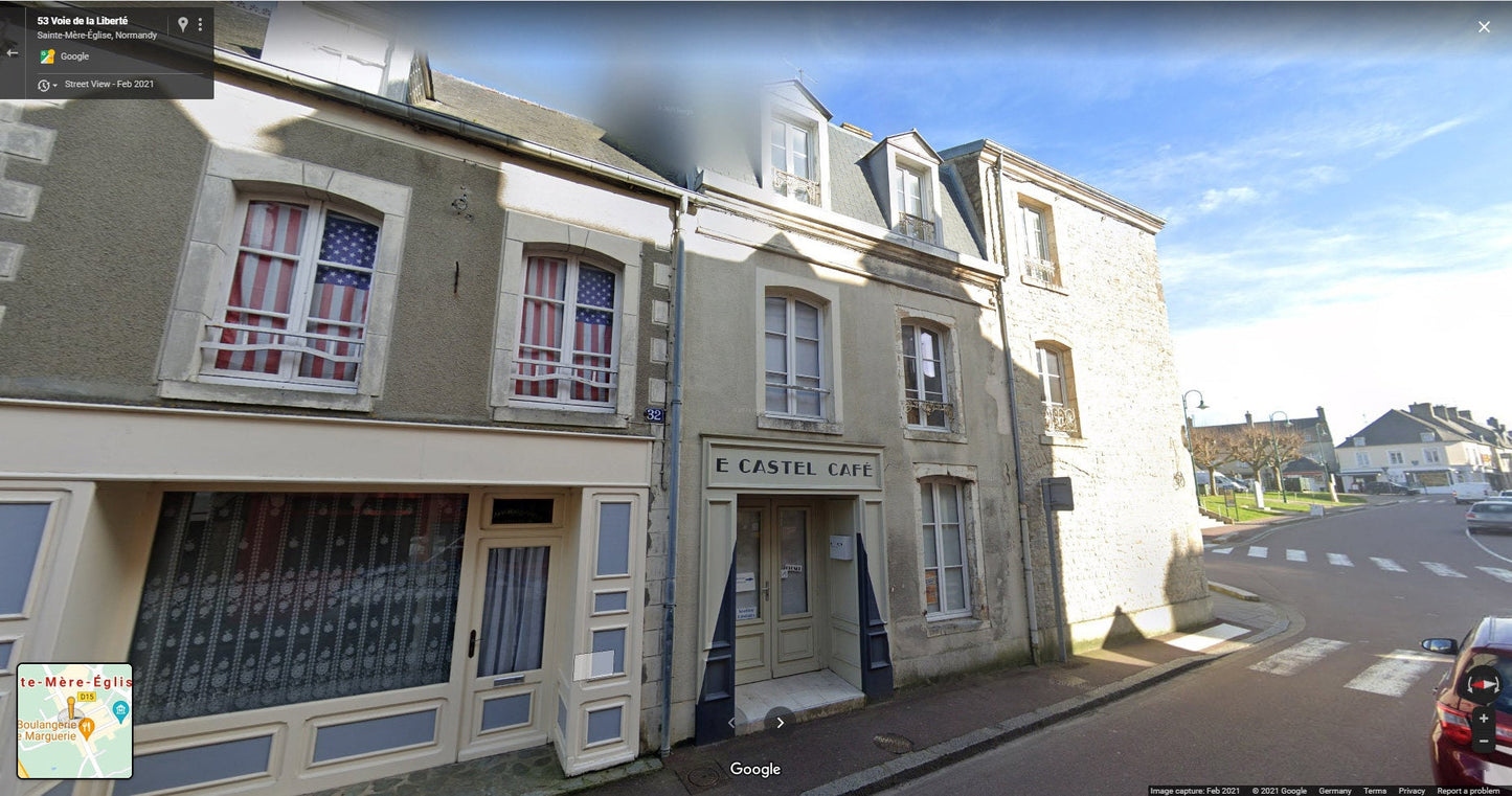 French Row House DS T4 - Tabletop Wargaming WW2 Terrain | Miniature 3D Printed Model | Flames of War &amp; Bolt Action