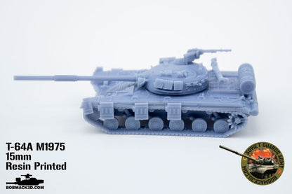 T-64A Main Battle Tank | 28mm / 20mm / 15mm Wargaming Vehicle Compatible with Team Yankee