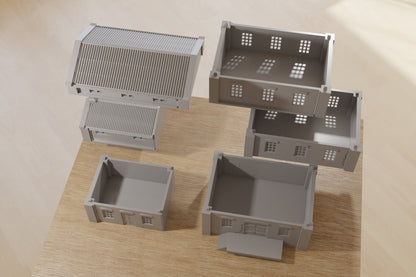 Industrial Building Mill - Tabletop Wargaming WW2 Terrain | Miniature 3D Printed Model | Zona Alfa - Flames of War - Chain of Command