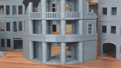 Stalingrad Ruins Set - Tabletop Wargaming WW2 Terrain | Miniature 3D Printed Model | Flames of War & Bolt Action