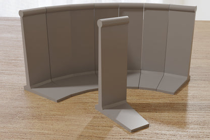 Berlin Wall - Border Defense - Tabletop Wargaming Terrain | Cold War Era | Miniature 3D Printed Model