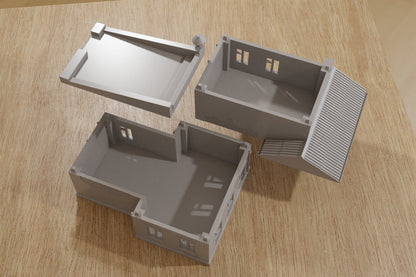East European Military Outpost - Miniature Wargaming Terrain - Zona Alfa - Team Yankee - 3D Print