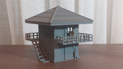 East European Military Outpost - Miniature Wargaming Terrain - Zona Alfa - Team Yankee - 3D Print