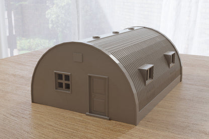 Quonset Hut Barrack - Miniature Wargaming Terrain - Zona Alfa - Team Yankee - 3D Print