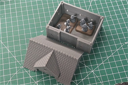 Normandy French Farm Barn - Tabletop Wargaming WW2 Terrain | Proxy 3D Printed Miniature for Bolt Action - Chain of Command - Flames of War