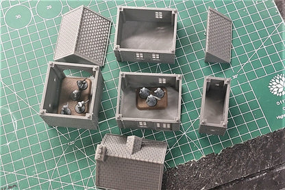 Normandy French Farm Set - Tabletop Wargaming WW2 Terrain | Proxy 3D Printed Miniature for Bolt Action - Chain of Command - Flames of War
