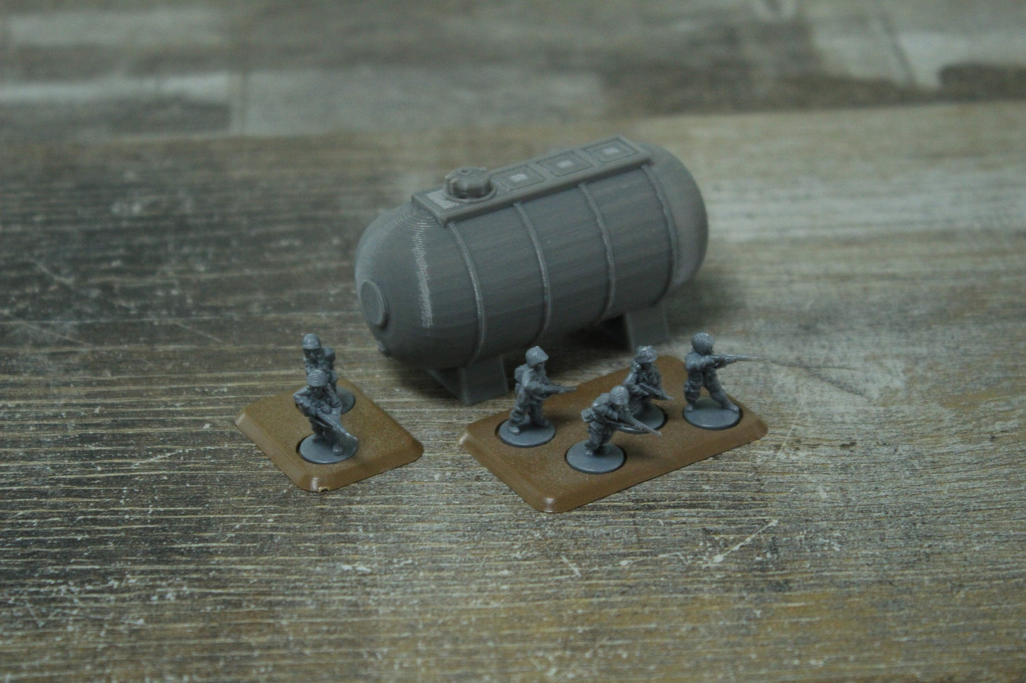 Airfield Fuel Tank - 3D Printed Miniature Wargaming Terrain - Awesome for Tabletop Games like Bolt Action or Flames or War