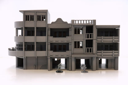 Vietnam Urban Street Row Set - 3D Printed Tabletop Wargaming Terrain - Ideal for Games like Oscar Mike - Vietnam Alpha