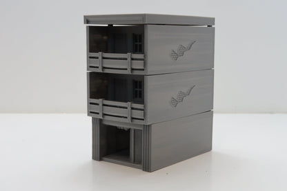 Vietnam Urban Commercial / Residential Building (VUB_T04) Nam, Hue, Saigon insipred 3D Printed Tabletop Wargaming Miniature Terrain