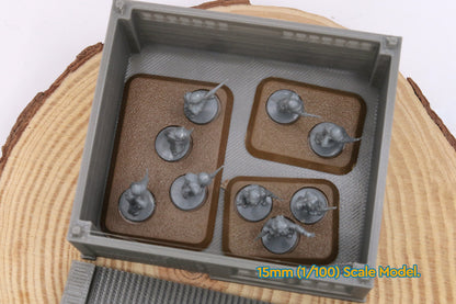 Airfield Tools Shed - 3D Printed Miniature Wargaming Terrain - Awesome for Tabletop Games like Bolt Action or Flames or War
