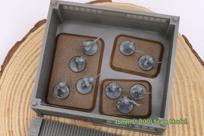 Airfield Tools Shed - 3D Printed Miniature Wargaming Terrain - Awesome for Tabletop Games like Bolt Action or Flames or War