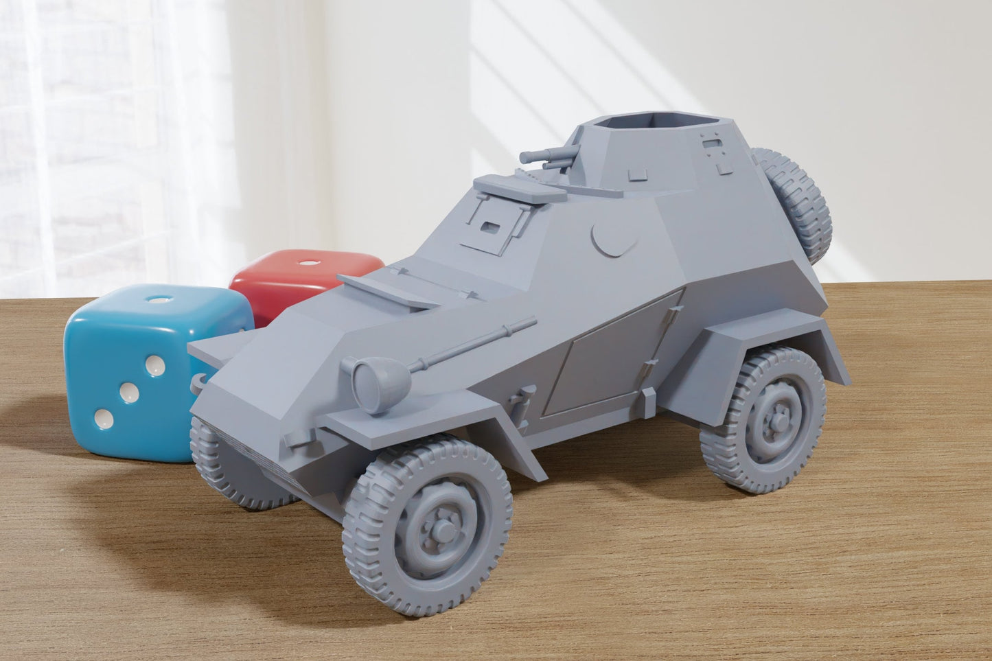 BA-64B Soviet armored scout car - 3D Resin Printed 28mm / 20mm / 15mm Miniature Tabletop Wargaming Vehicle