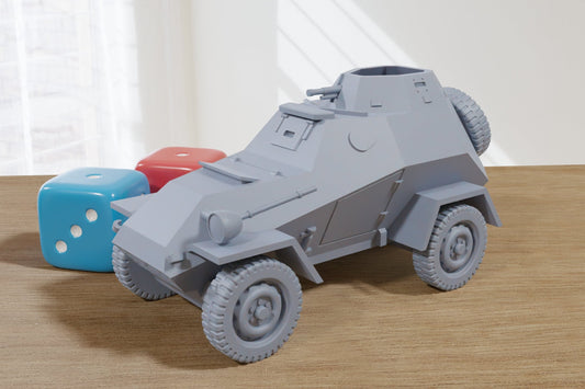 BA-64B Soviet armored scout car - 3D Resin Printed 28mm / 20mm / 15mm Miniature Tabletop Wargaming Vehicle