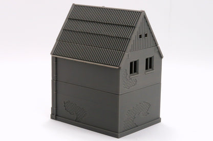 Polish Village House DS-T1 - Tabletop Wargaming WW2 Terrain | Miniature 3D Printed Model | Flames of War - Zona Alfa