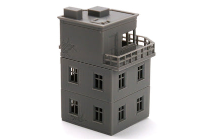 Airfield Control Tower - 3D Printed Miniature Wargaming Terrain - Awesome for Tabletop Games like Bolt Action or Flames or War
