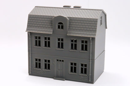 Polish Village House DS-T2 - Tabletop Wargaming WW2 Terrain | Miniature 3D Printed Model | Flames of War - Zona Alfa