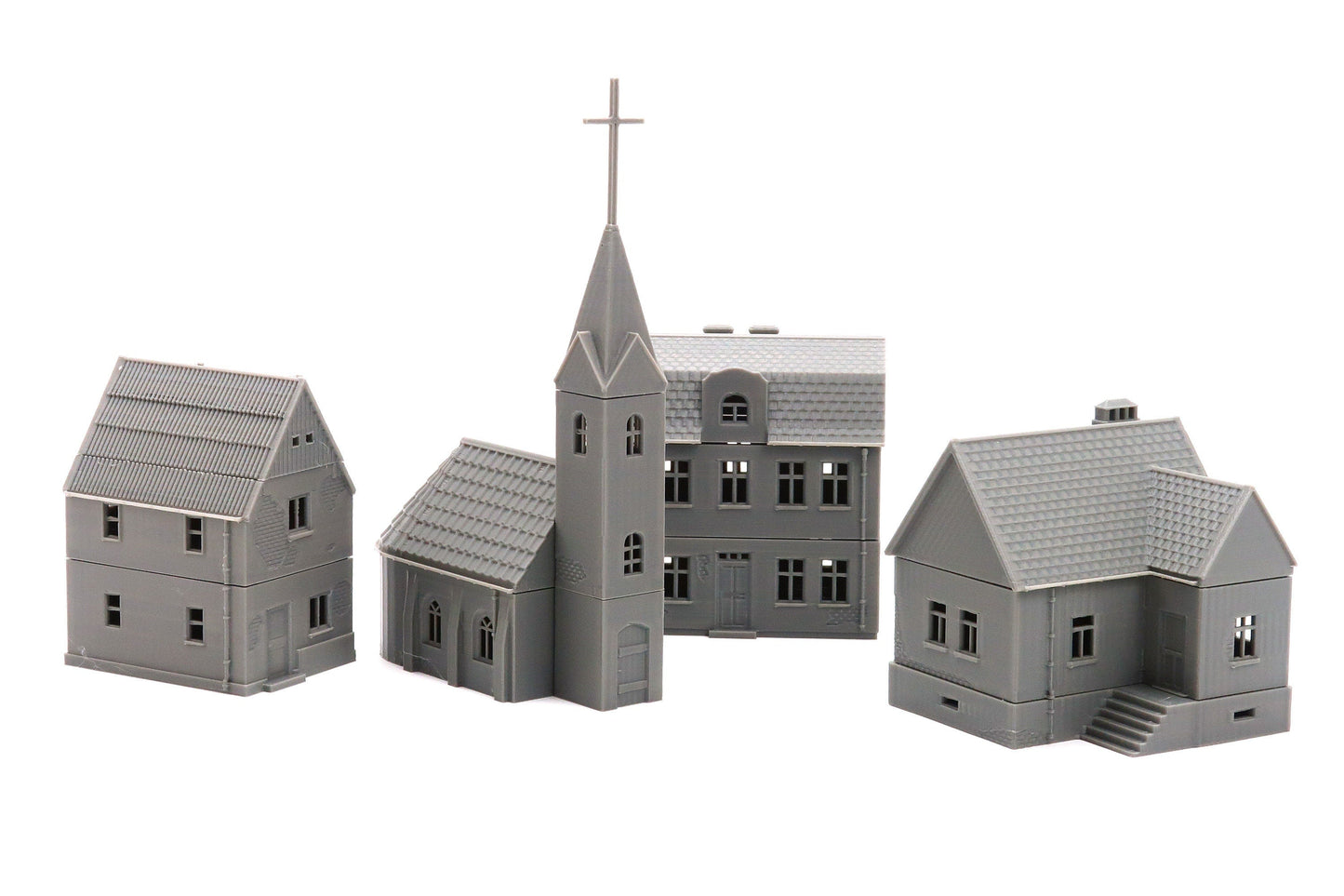 Polish Village Set (VOLUME 1) - Tabletop Wargaming WW2 Terrain | Miniature 3D Printed Model | Flames of War - Zona Alfa