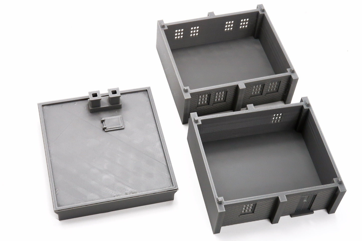 Modular Factory - Tabletop Wargaming WW2 Terrain | Miniature 3D Printed Model | Flames of War - Chain of Command