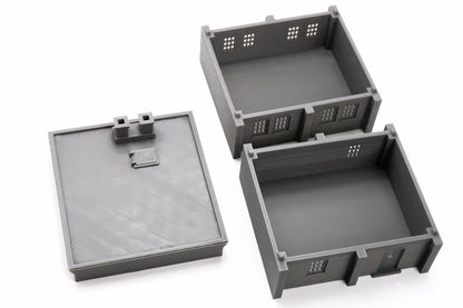 Modular Factory - Tabletop Wargaming WW2 Terrain | Miniature 3D Printed Model | Flames of War - Chain of Command