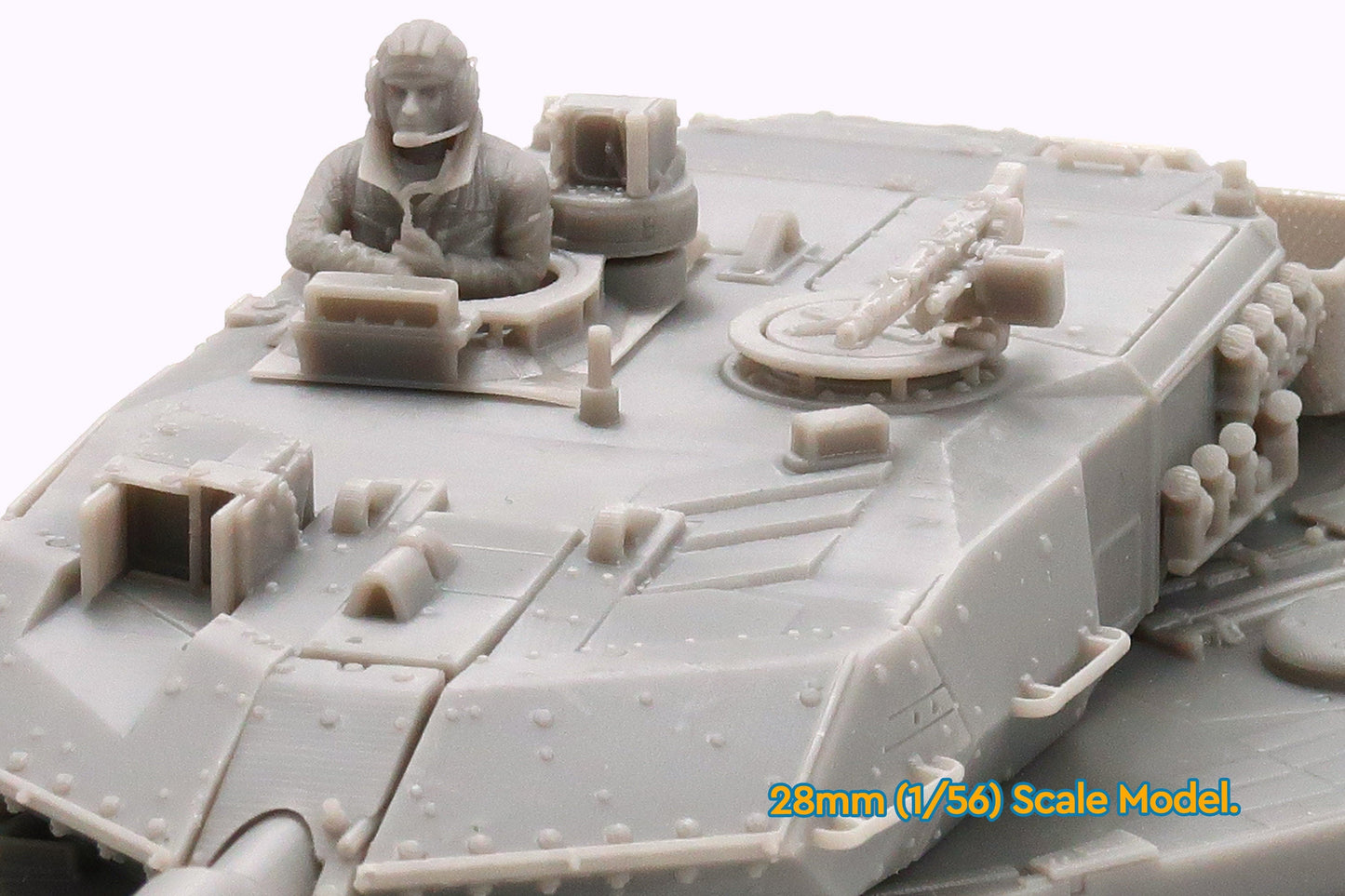 Leopard 2A5 Main Tank - 3D Printed Miniature Wargaming Combat Vehicle - 28mm / 20mm / 15mm Scale