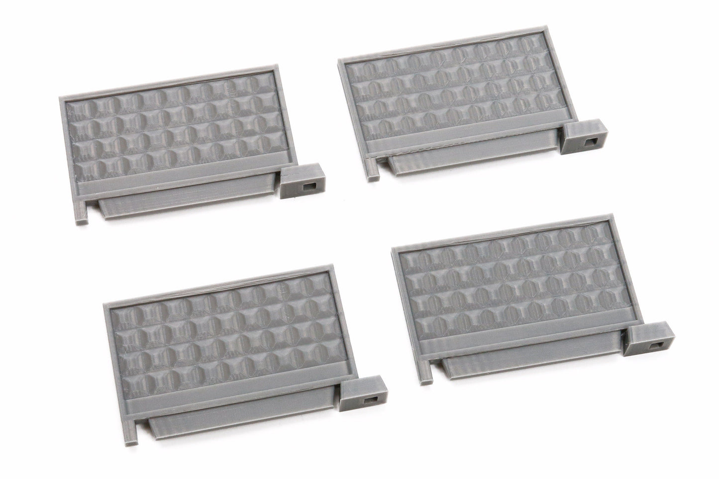 ZONA ALFA PO2 Modular Concrete Fences - 28mm & 20mm RPG Miniatures Gaming Terrain