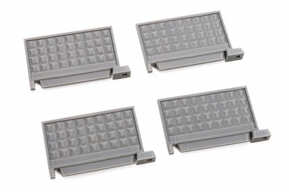 ZONA ALFA PO2 Modular Concrete Fences - 28mm & 20mm RPG Miniatures Gaming Terrain