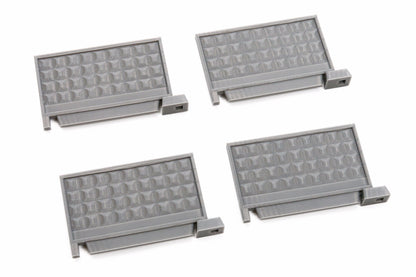 ZONA ALFA PO2 Modular Concrete Fences - 28mm & 20mm RPG Miniatures Gaming Terrain