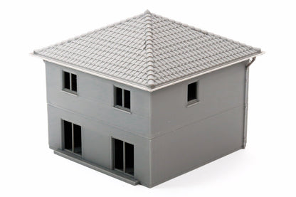 German Modern StadtVilla T1 - 3D Printed Terrain for Miniature Wargames and Model Railroad HO Era VI