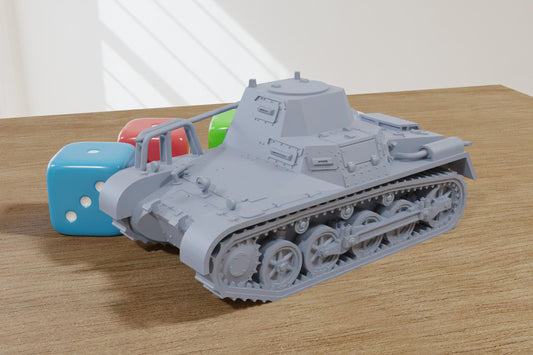 Command Car 1 Command Tank (Spanish Civil War) - 3D Printed Miniature Wargaming Combat Vehicle - 28mm / 20mm / 15mm Scale