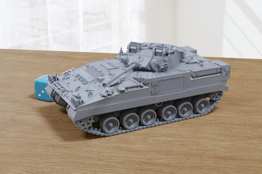 FV510 Warrior + Applique - British Army IFV - 3D Printed Miniature Tabletop Wargaming Combat Vehicle 28mm / 15mm  Scale
