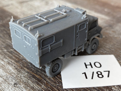 Unimog Radio Case (Radio) - 3D Printed - 28mm Scale - Miniature Wargaming Vehicle - Tabletop Wargames - Model Railroad
