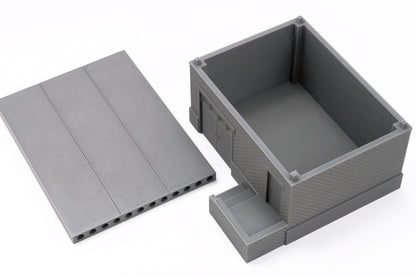 Soviet Mid Size Utilities Shed - Zona Alfa / Cold War in the East - 3D Printed Miniature Wargaming Terrain 28mm / 20mm / 15mm Scale
