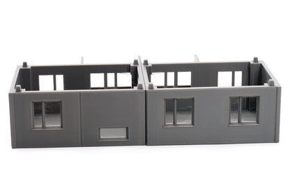 Soviet Apartments Block Type 2 - Zona Alfa / Cold War in the East - 3D Printed Miniature Wargaming Terrain 28mm / 20mm / 15mm Scale