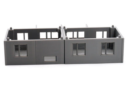 Soviet Apartments Block Type 2 - Zona Alfa / Cold War in the East - 3D Printed Miniature Wargaming Terrain 28mm / 20mm / 15mm Scale